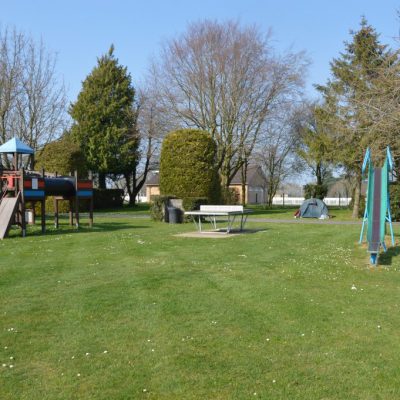 The playground at Coombe Caravan Park